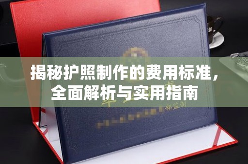 沂南揭秘护照制作的费用标准，全面解析与实用指南